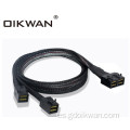 HD Mini SAS SFF-8643 72P a 2SFF-8643 HD SFF 8643 Cable para uso del servidor